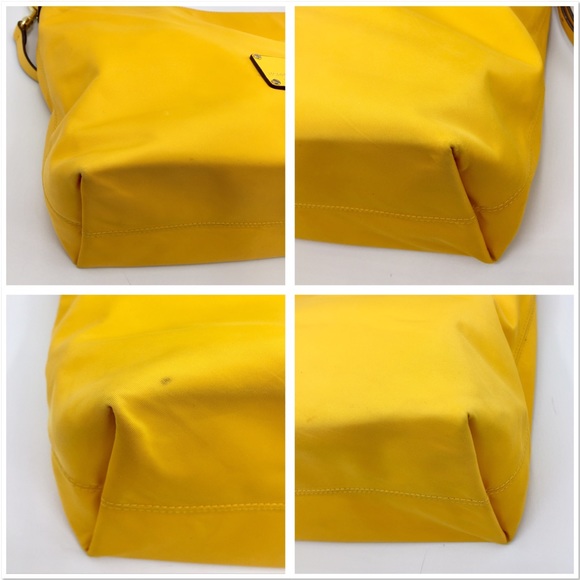 Henri Bendel Bag Yellow Gold Nylon Crossbody Bag - Picture 6 of 16